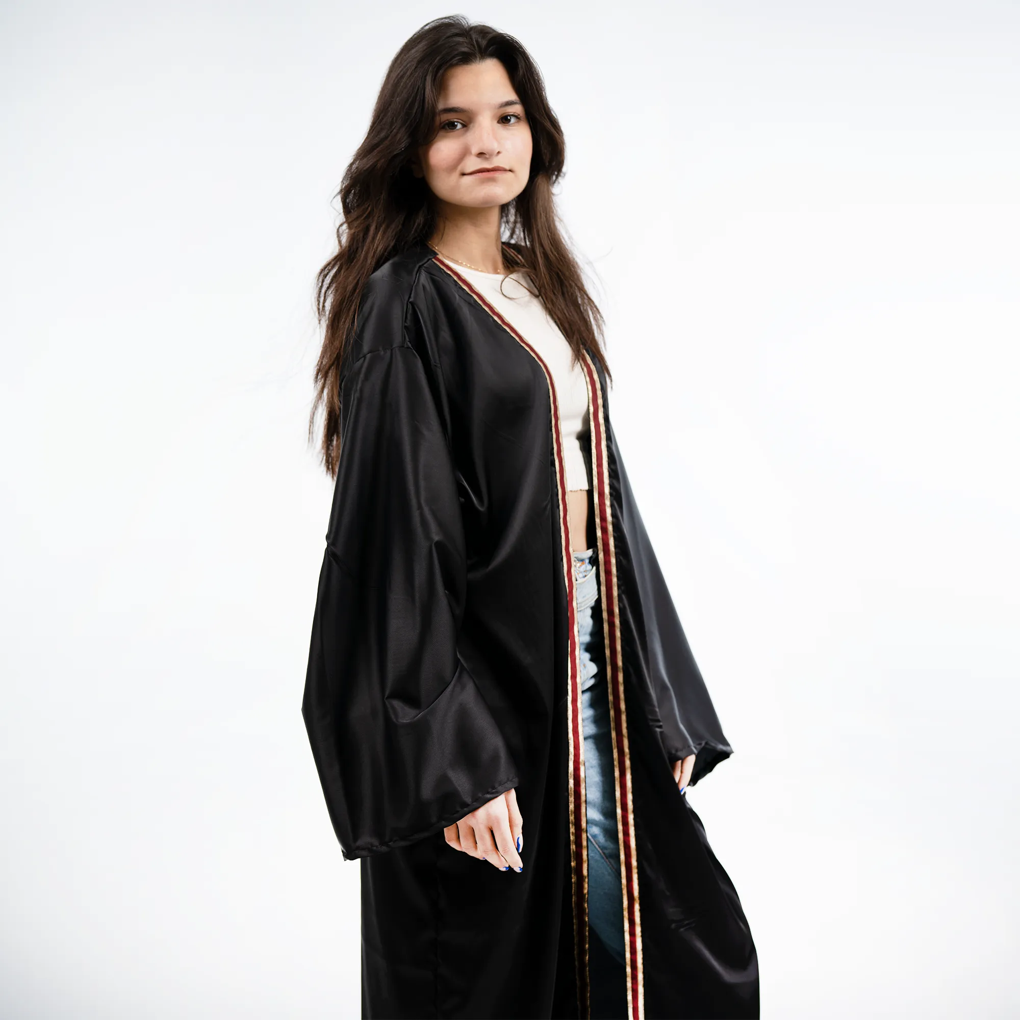 Black Silk Kaftan