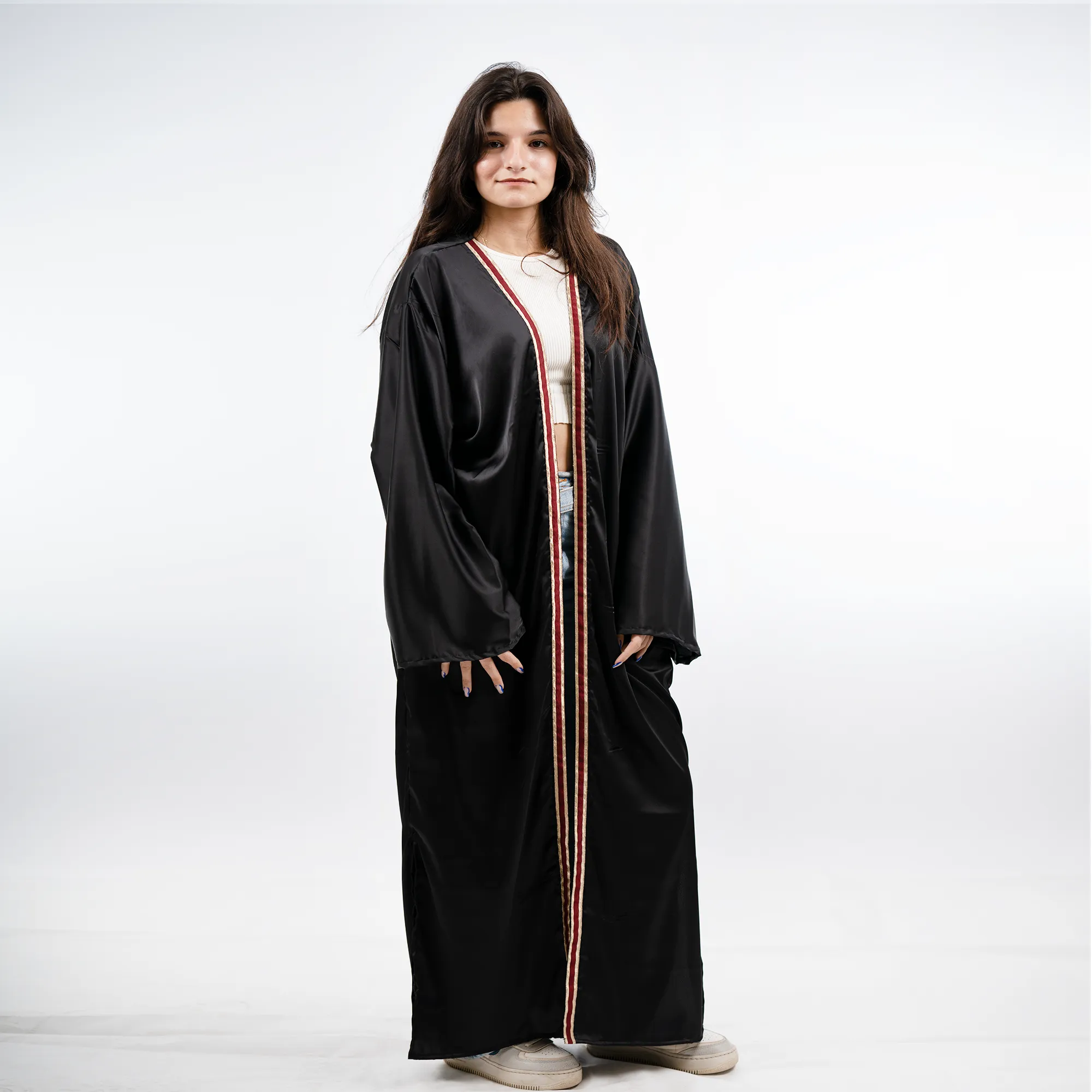 Black Silk Kaftan