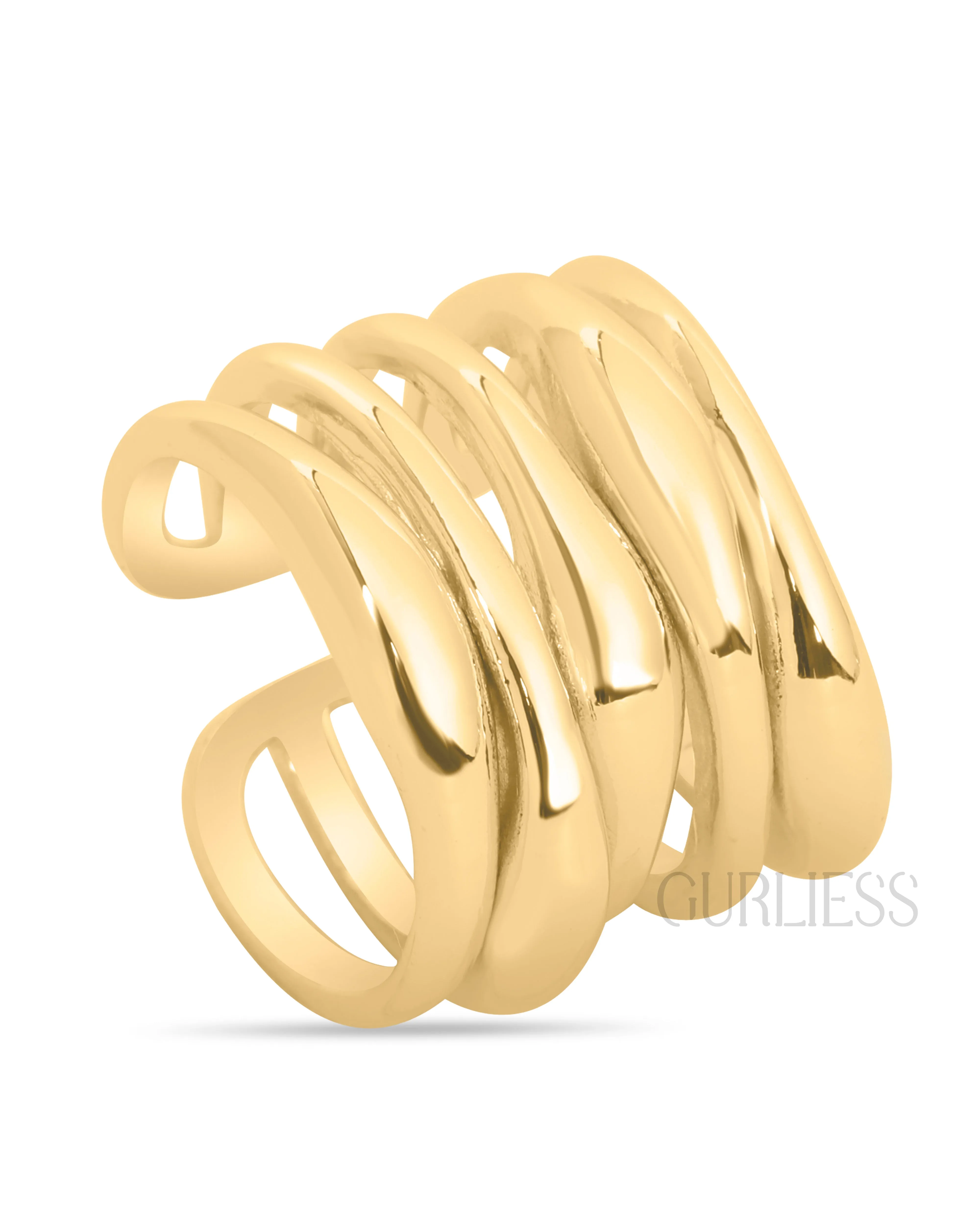 Exquisite Ensemble Gold Rings
