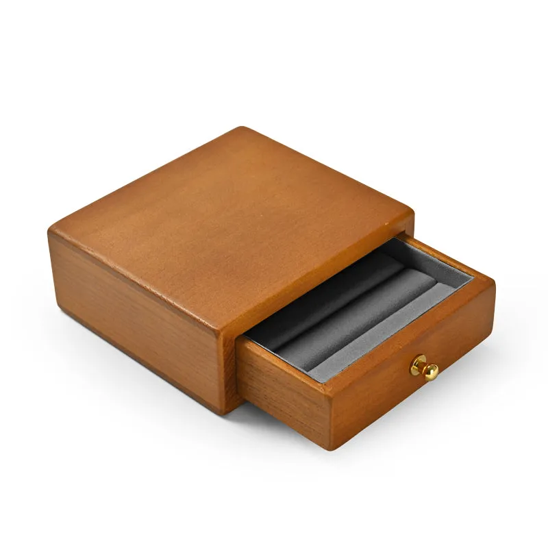 Exquisite Wood Jewelry Storage Box With Drawer SM194