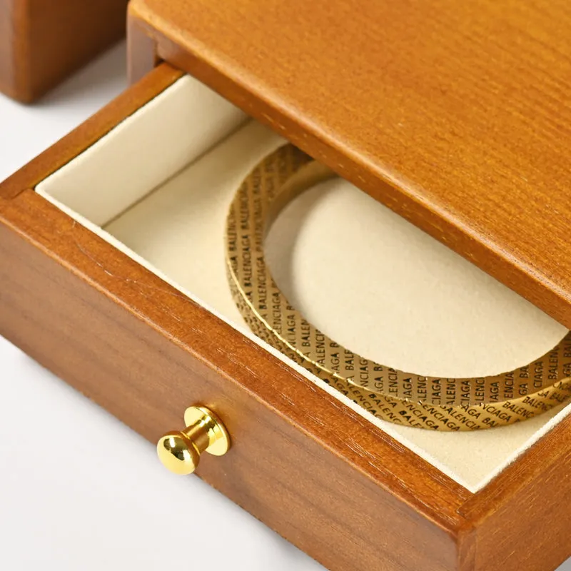Exquisite Wood Jewelry Storage Box With Drawer SM194