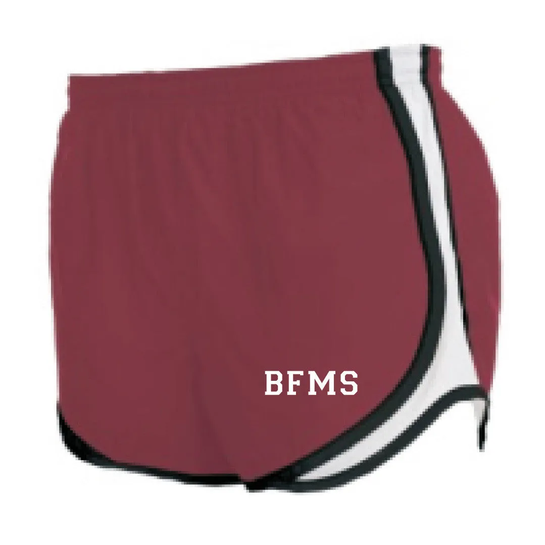 Girl's Velocity Shorts <br>MAROON