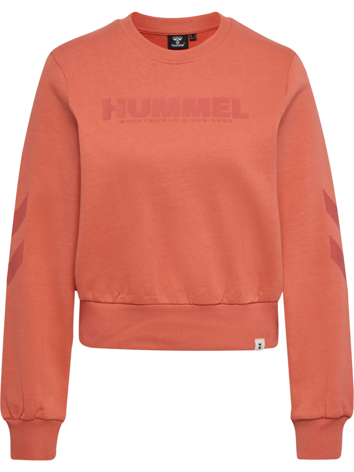 Hummel Women&#x27;s hmlLEGACY Sweatshirt Apricot Brandy | Buy Hummel Women&#x27;s hmlLEGACY Sweatshirt Apricot Brandy here | Outnorth