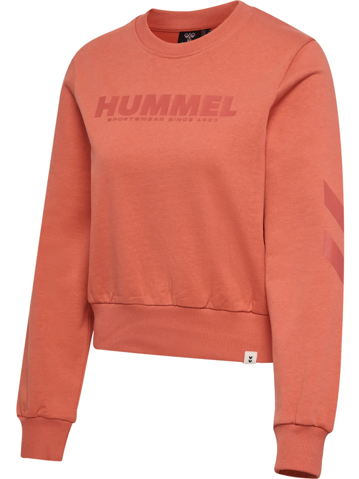Hummel Women&#x27;s hmlLEGACY Sweatshirt Apricot Brandy | Buy Hummel Women&#x27;s hmlLEGACY Sweatshirt Apricot Brandy here | Outnorth