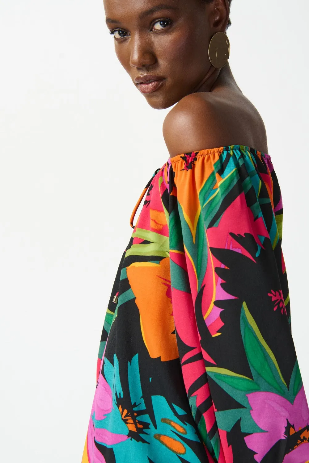 Joseph Ribkoff Top 242175 Black/Multi