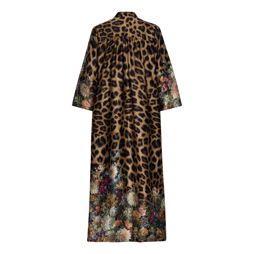 Karmamia Nikki Kimono long Flower Leopard