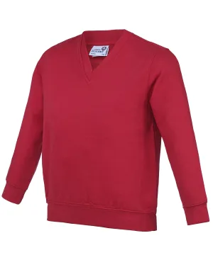 Kids Academy v-neck sweatshirt | Academy Red