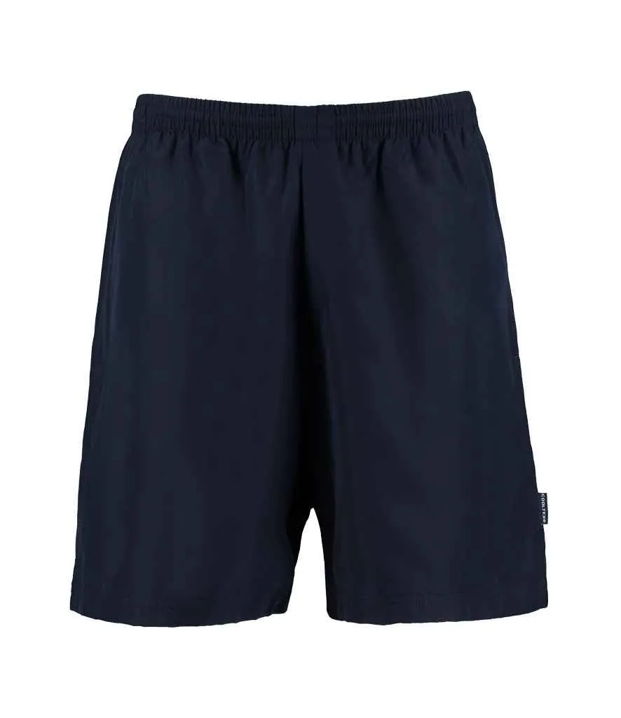 Kustom Kit Cooltex® Mesh Lined Training Shorts | Navy