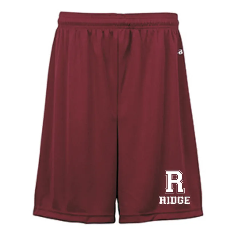 MOISTURE WICKING SHORTS RIDGE  (BRAND?) MOISTURE WICKING SHORTS with POCKETS / MAROON