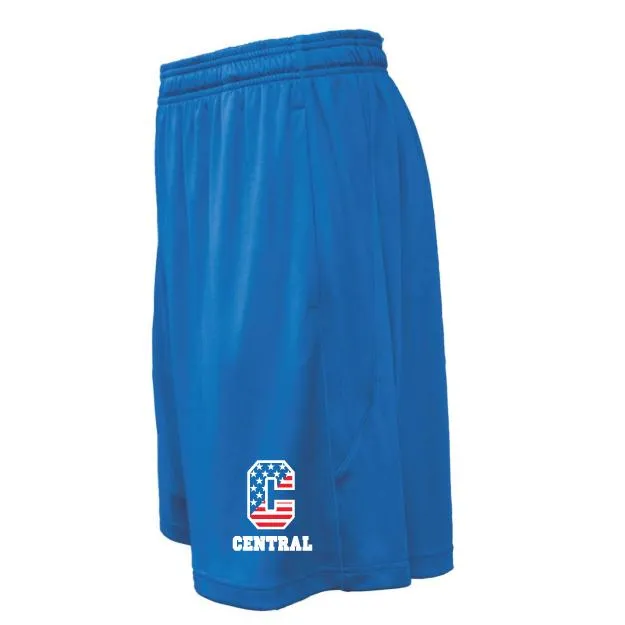 MOISTURE WICKING SHORTS w/ POCKETS / ROYAL BLUE