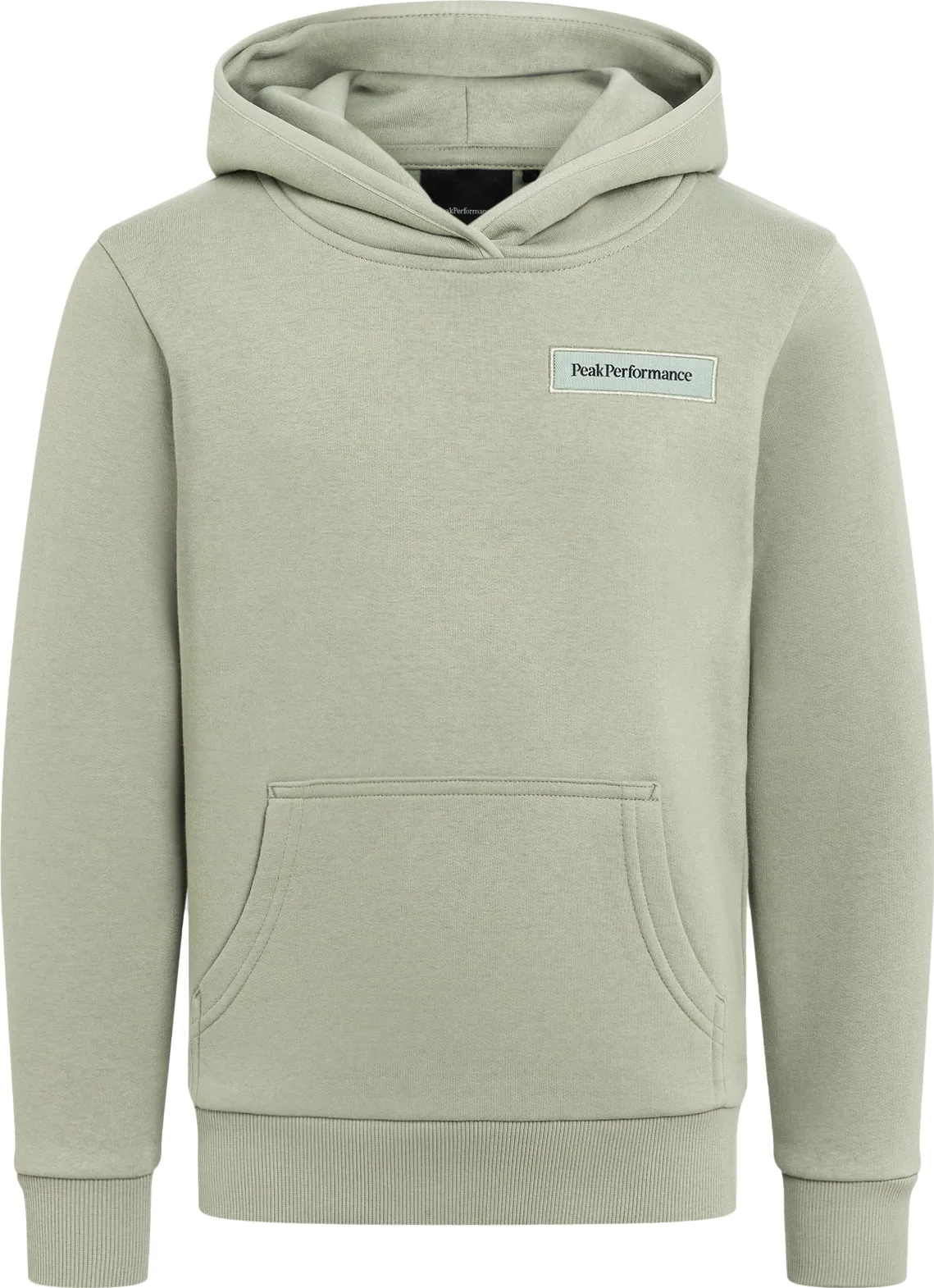 Peak Performance Juniors&#x27; Logo Hood Sweatshirt Limit Green | Buy Peak Performance Juniors&#x27; Logo Hood Sweatshirt Limit Green here | Outnorth