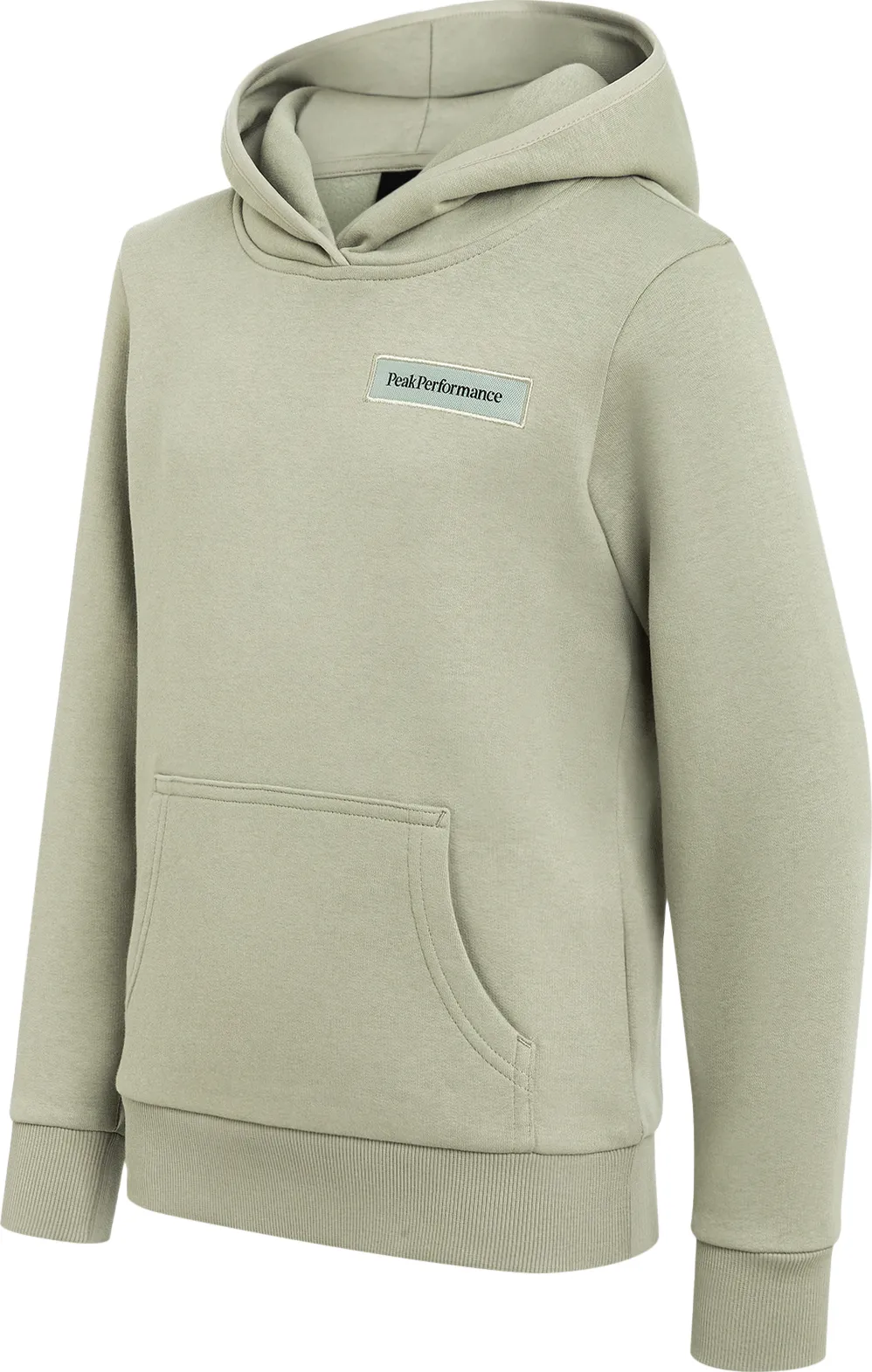 Peak Performance Juniors&#x27; Logo Hood Sweatshirt Limit Green | Buy Peak Performance Juniors&#x27; Logo Hood Sweatshirt Limit Green here | Outnorth