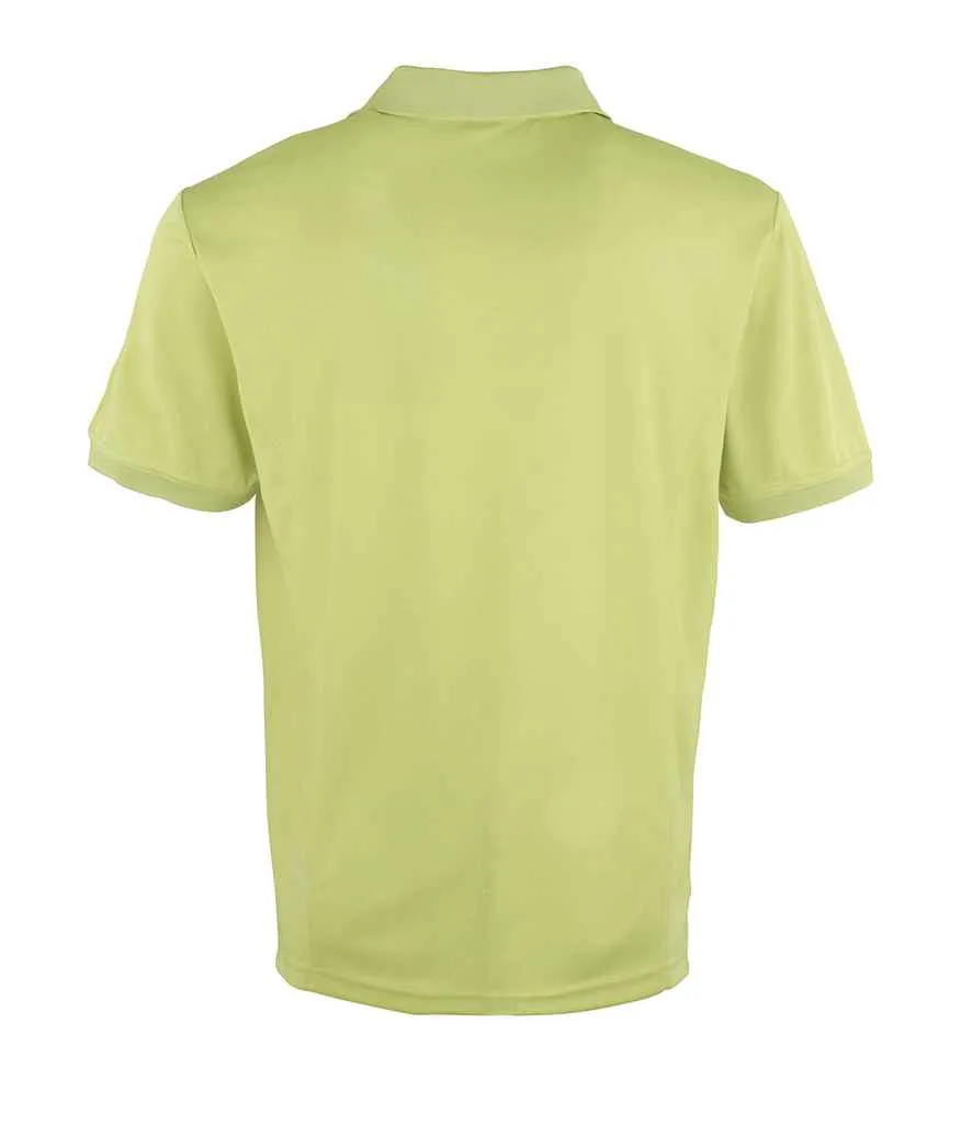 Premier Coolchecker® Piqué Polo Shirt | Lime Green