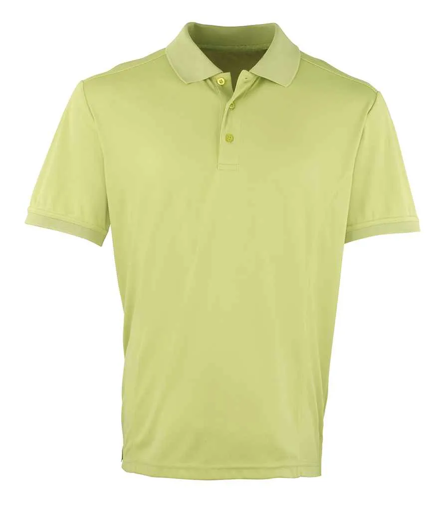 Premier Coolchecker® Piqué Polo Shirt | Lime Green