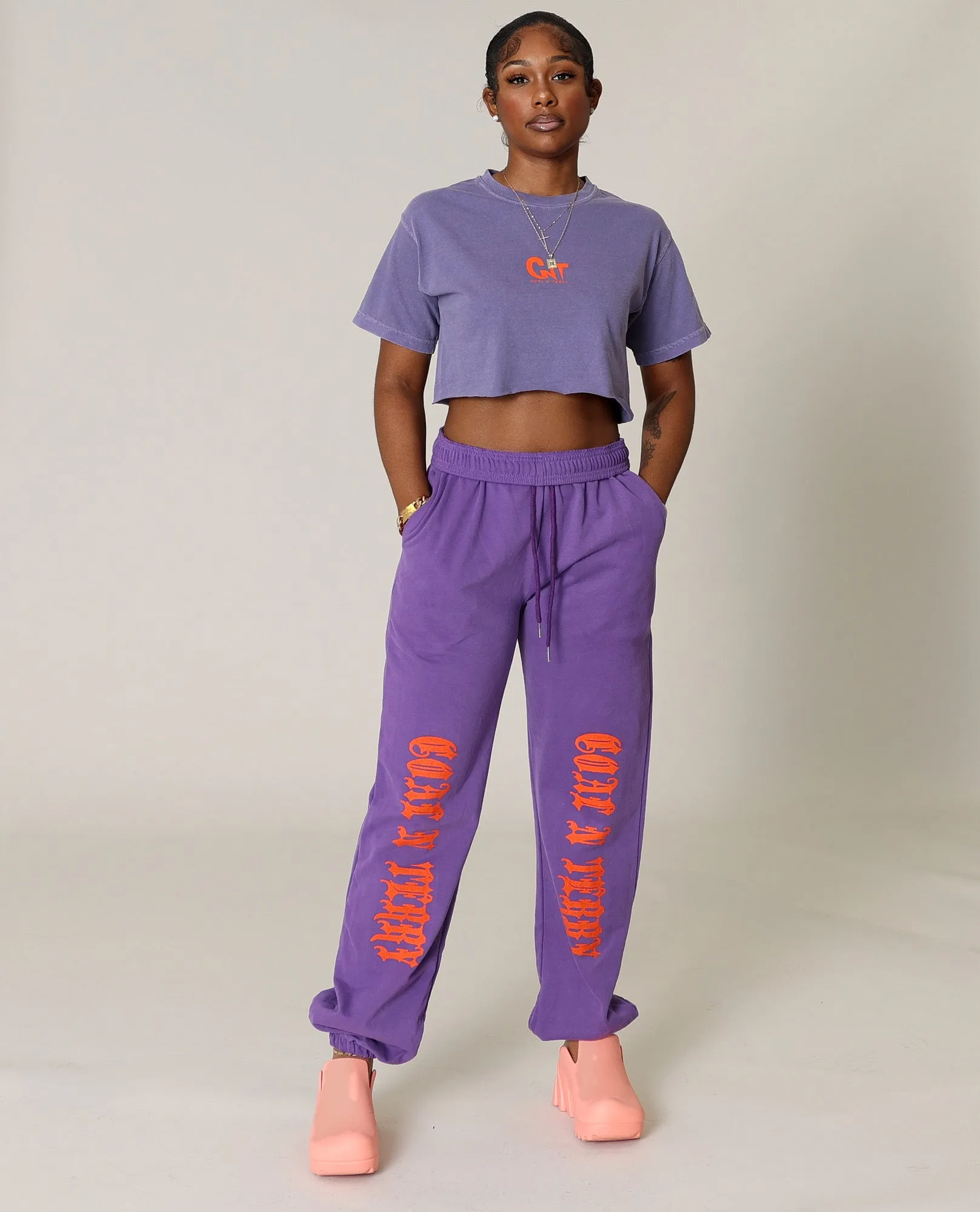 PURPLE N ORANGE MEDI JOGGER